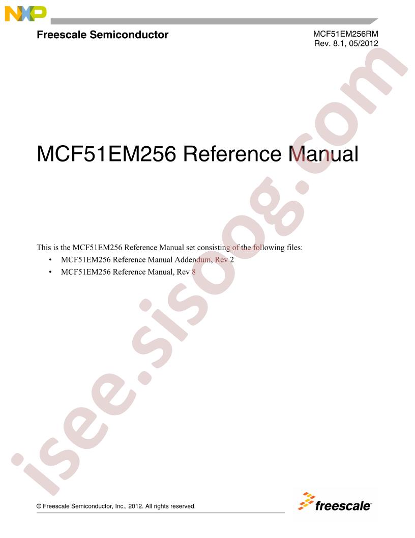 MCF51EM256 Series Ref Manual