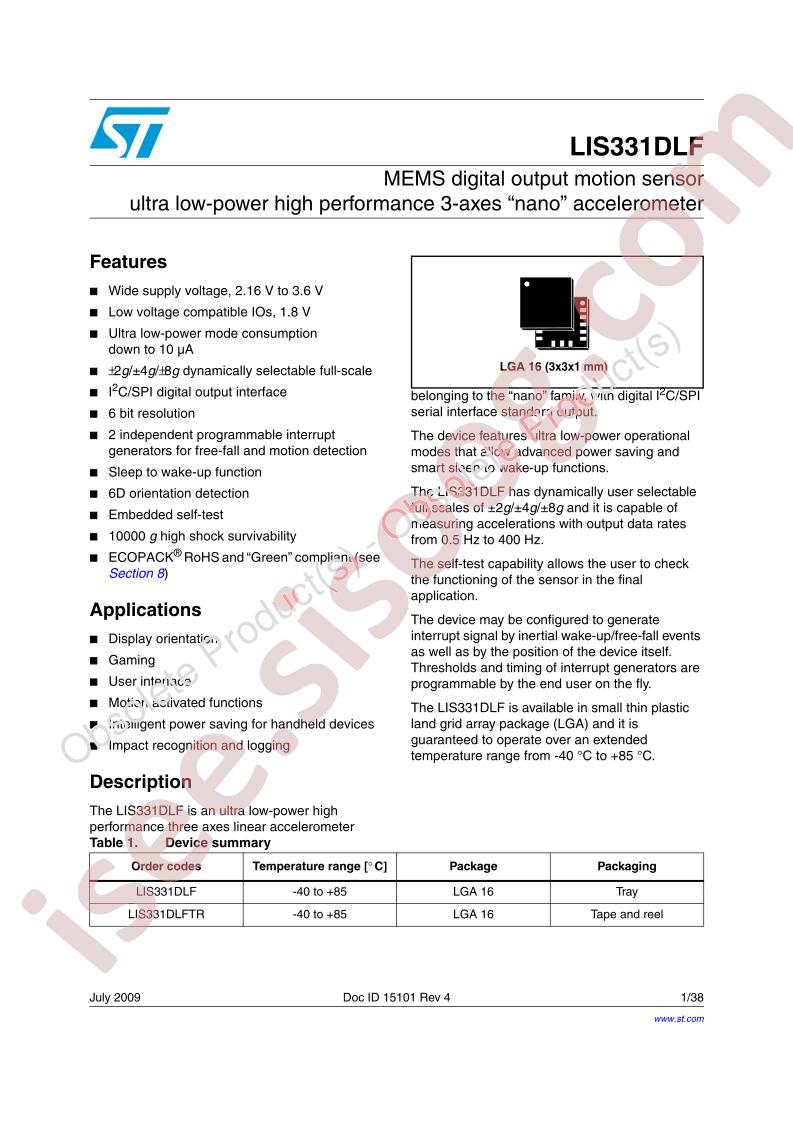 LIS331DLF