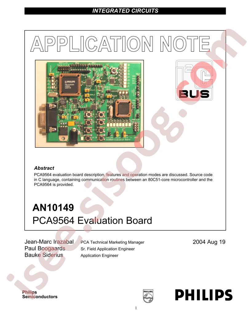 DEMO Board For PCA9564
