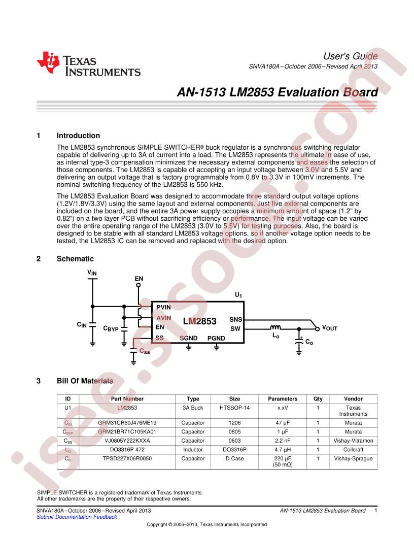 LM2853 Eval User Guide