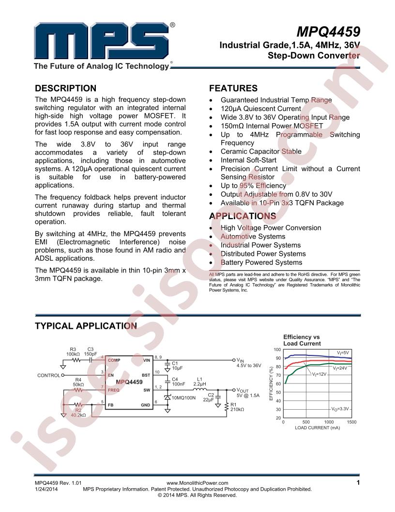 MPQ4459 Datasheet