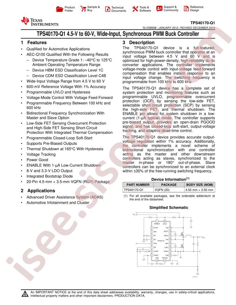 TPS40170-Q1