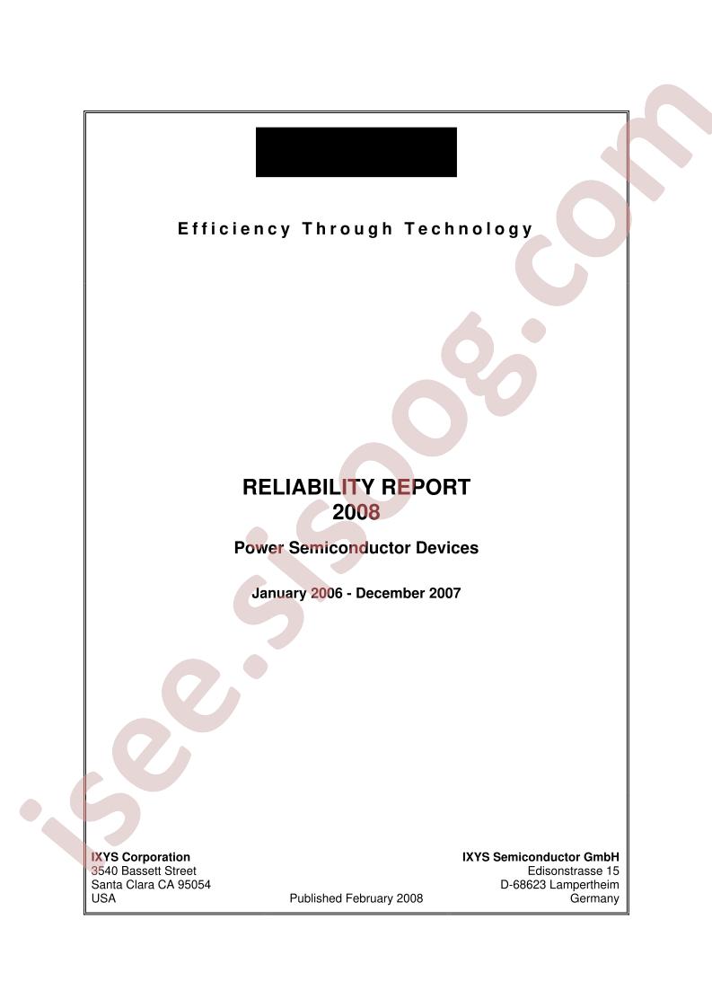 Reliability Report