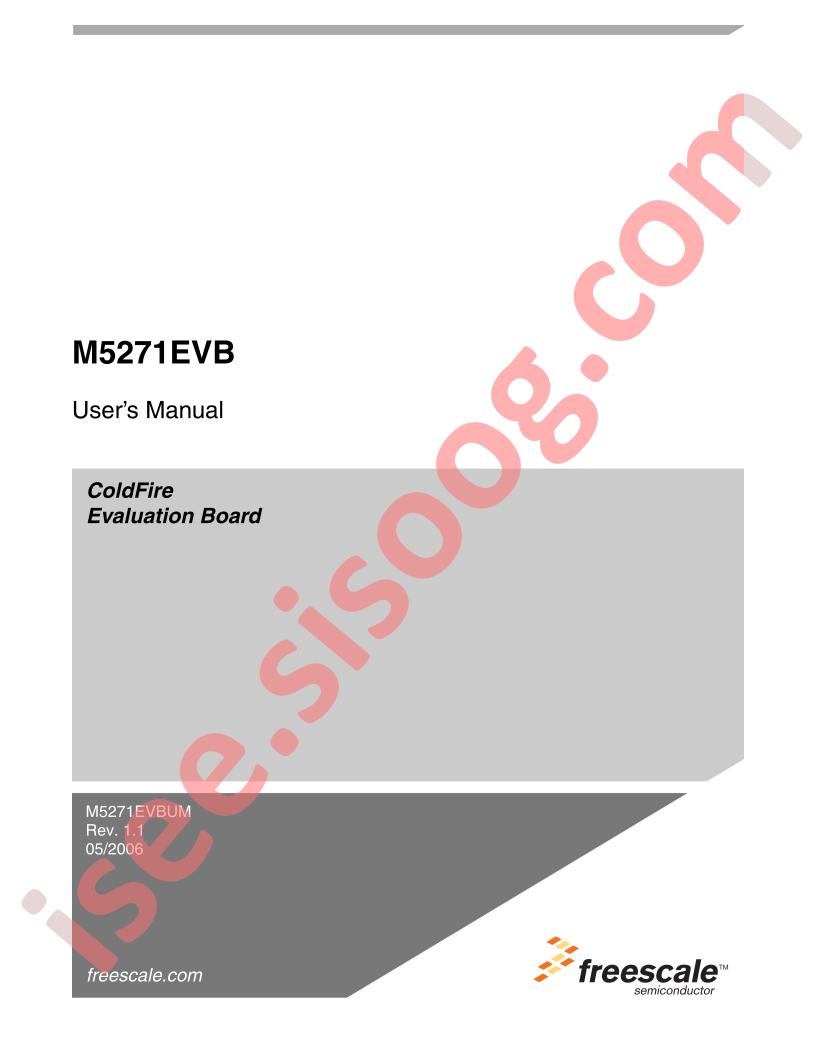 M5271EVB Eval Board Users Manual
