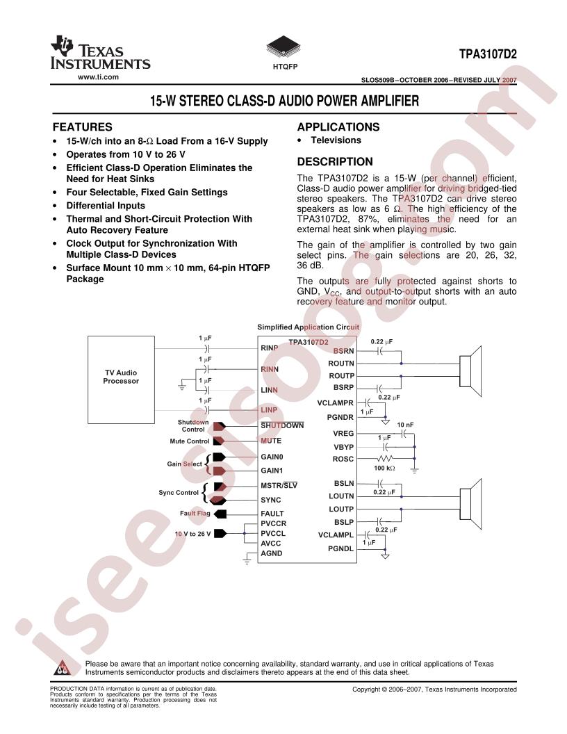 TPA3107D2