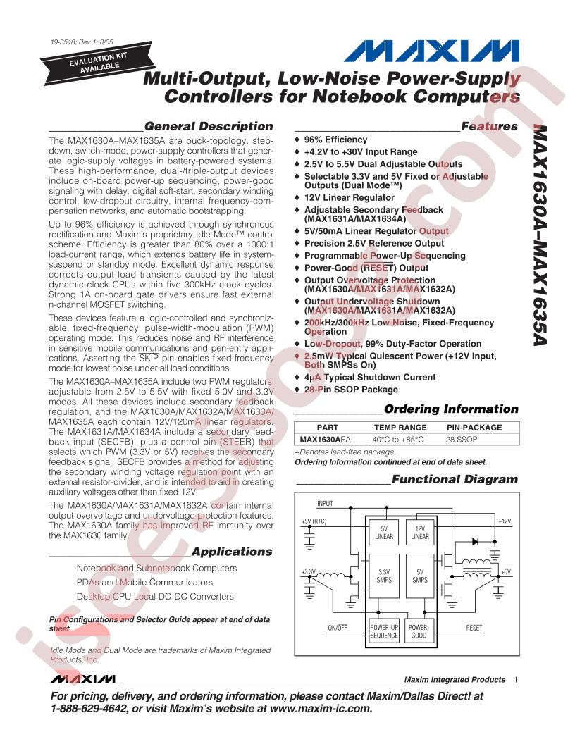 MAX1630A-35A