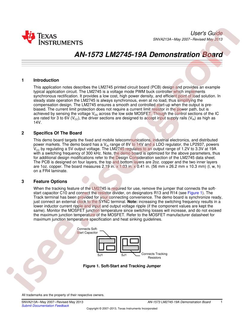 LM2745-19A Demo Brd Guide