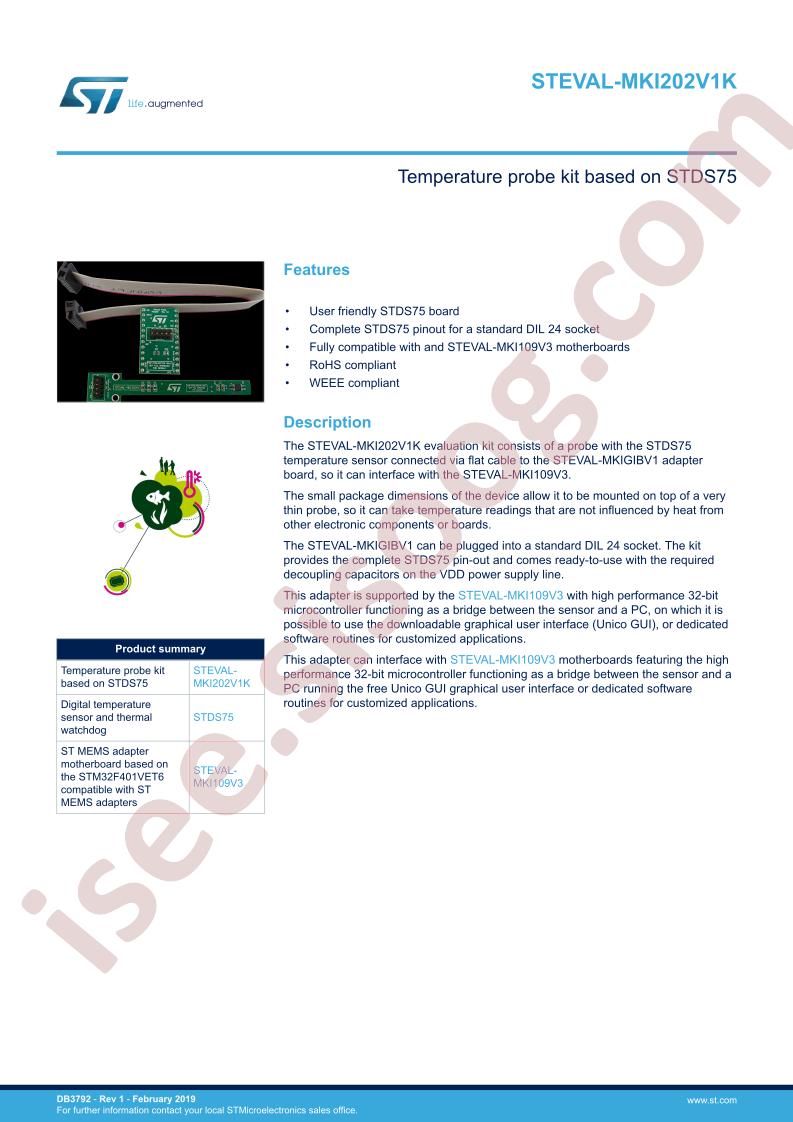 STEVAL-MKI202V1K Data Brief
