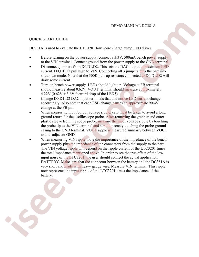 DC381A Quick Start Guide