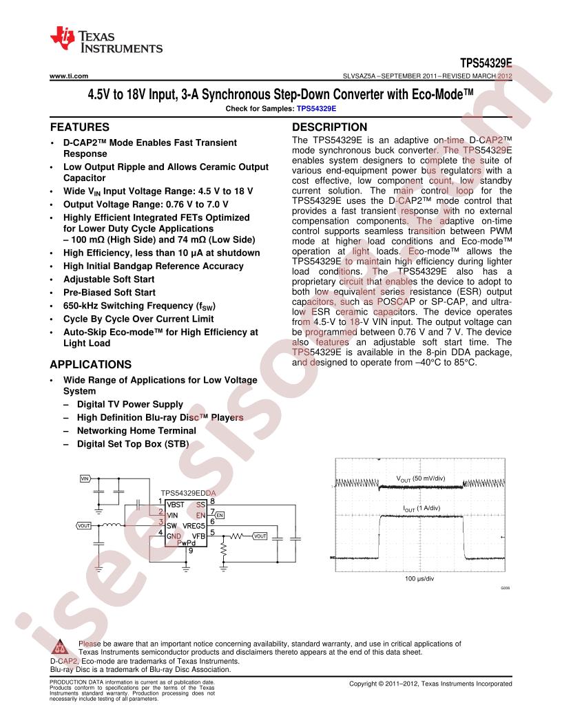TPS54329E