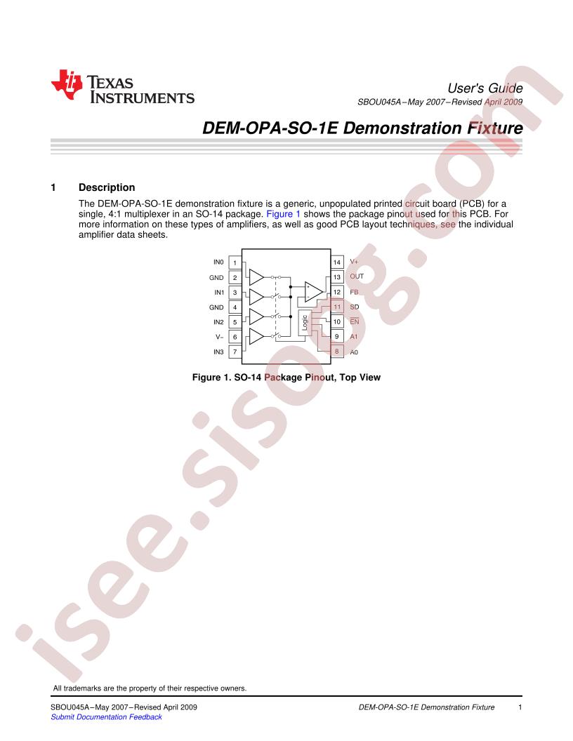 DEM-OPA-SO-1E Guide