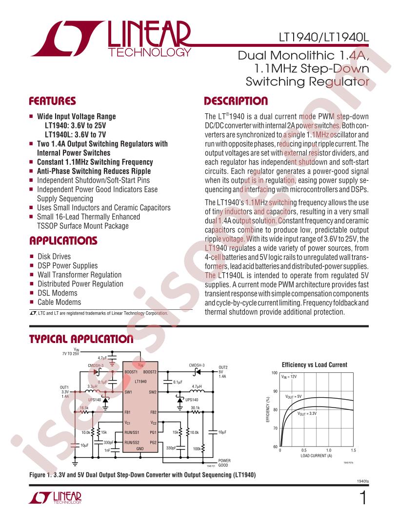 LT1940(L) Datasheet