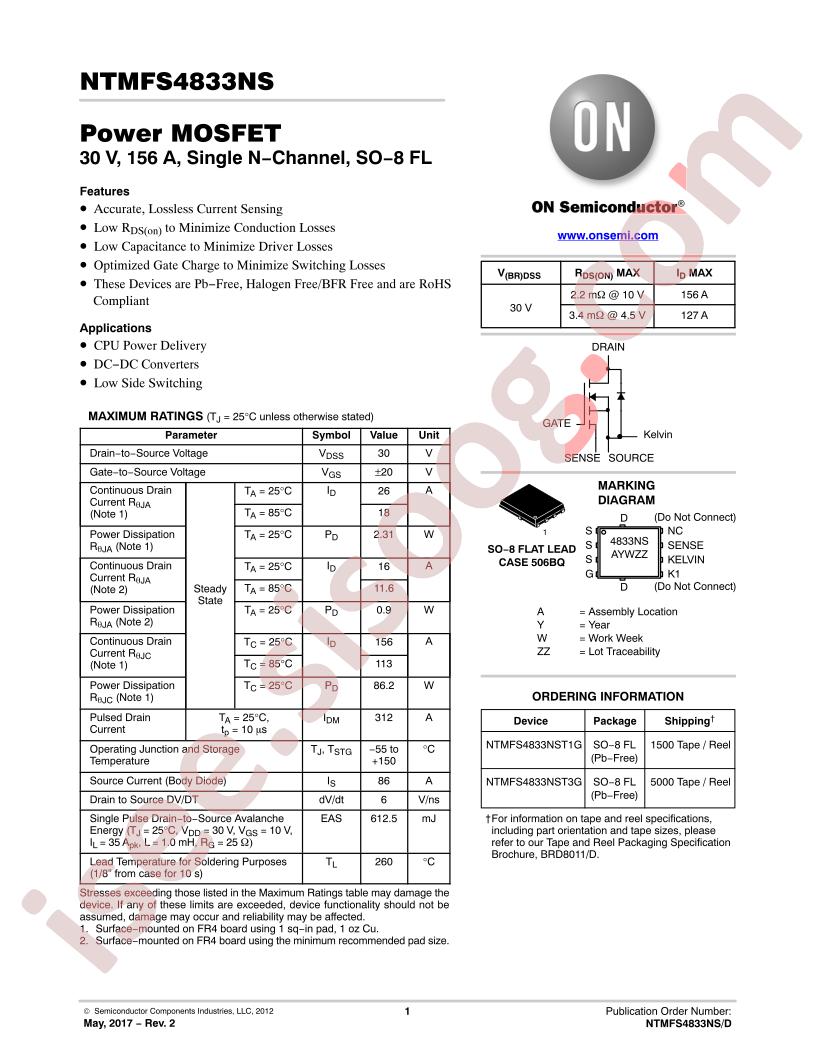NTMFS4833NS