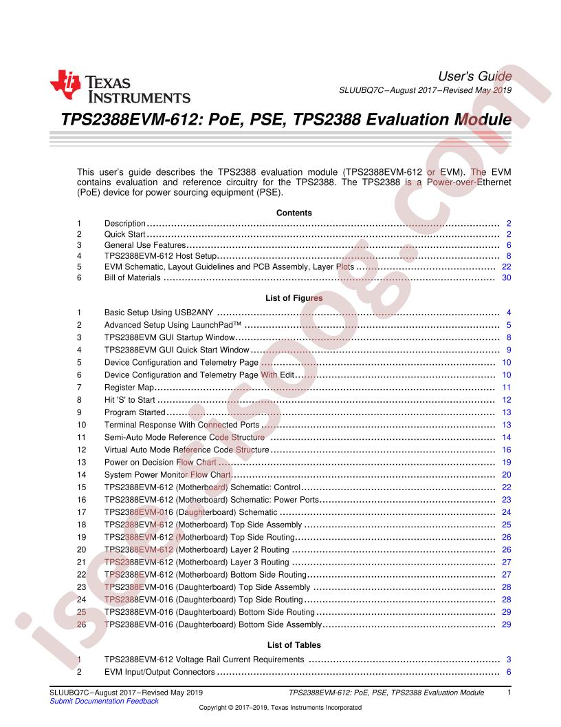 TPS2388EVM-612 User Guide