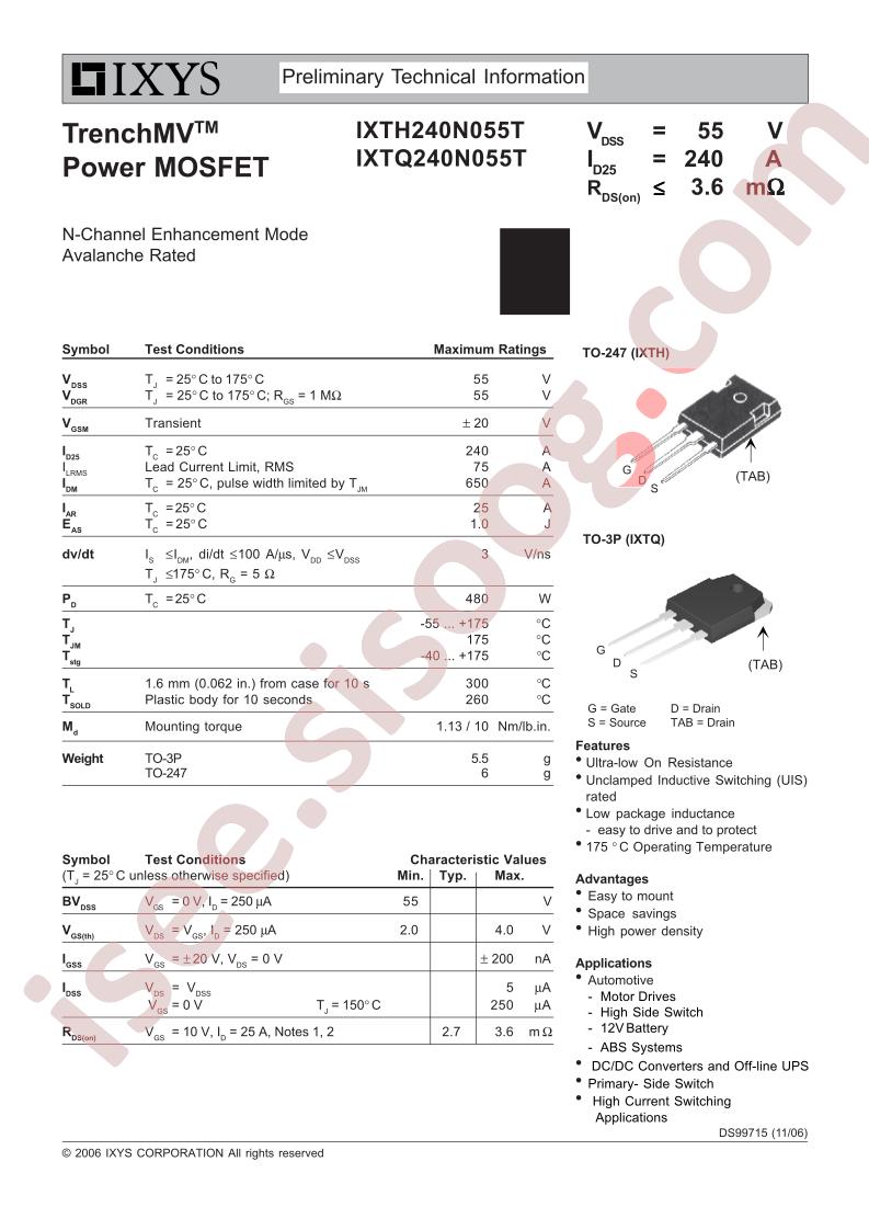 IXT(H,Q)240N055T