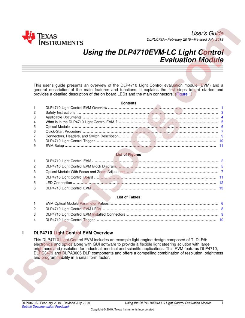 DLP4710EVM-LC User Guide