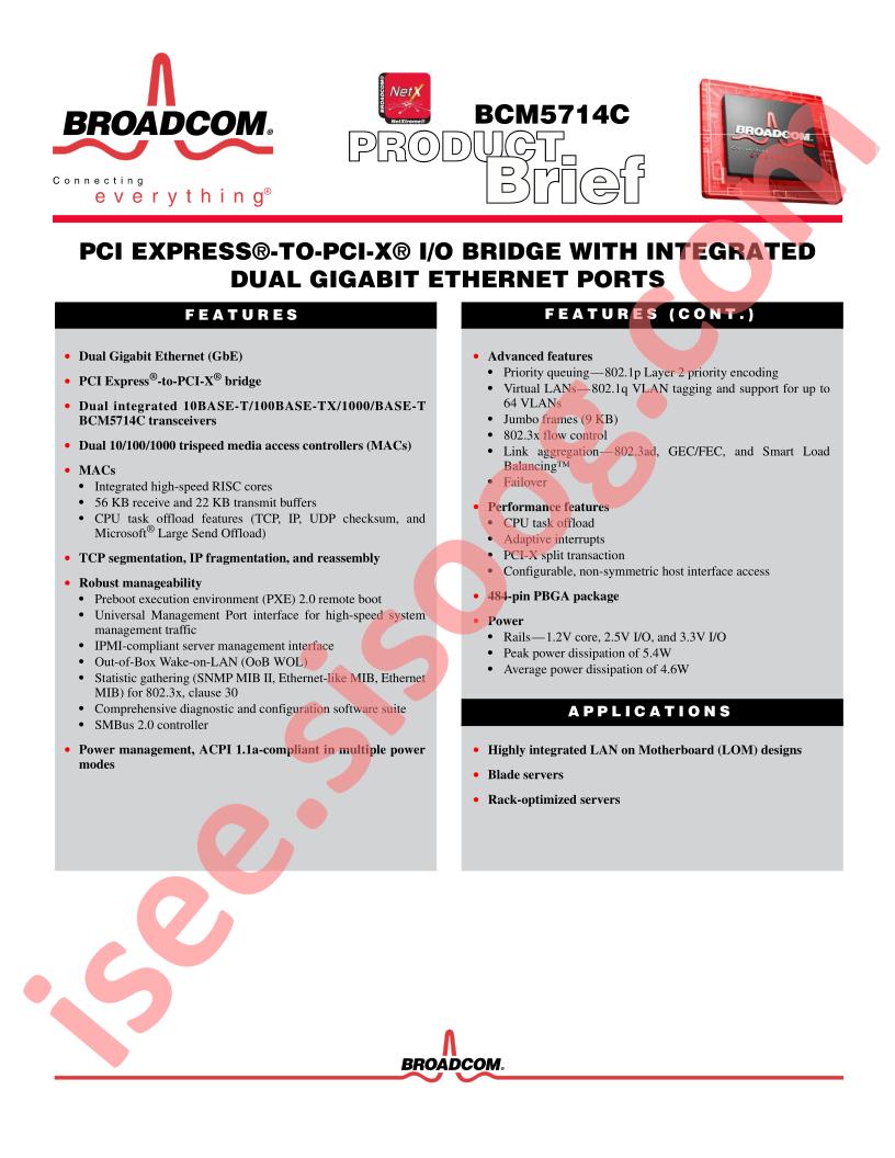 BCM5714C Brief