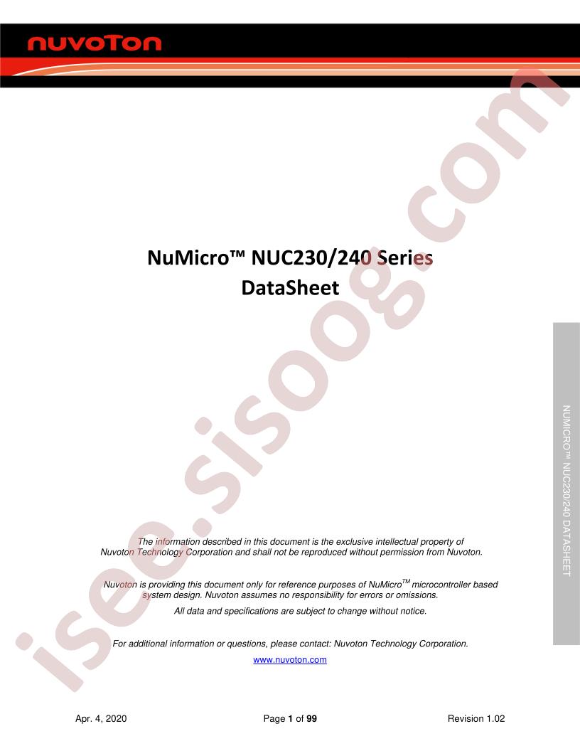 NUC230, 240 Series