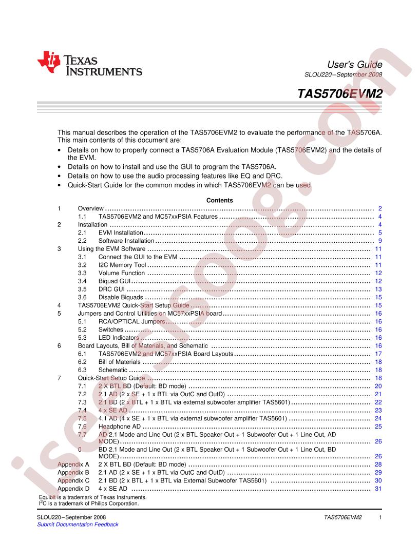 TAS5706EVM2