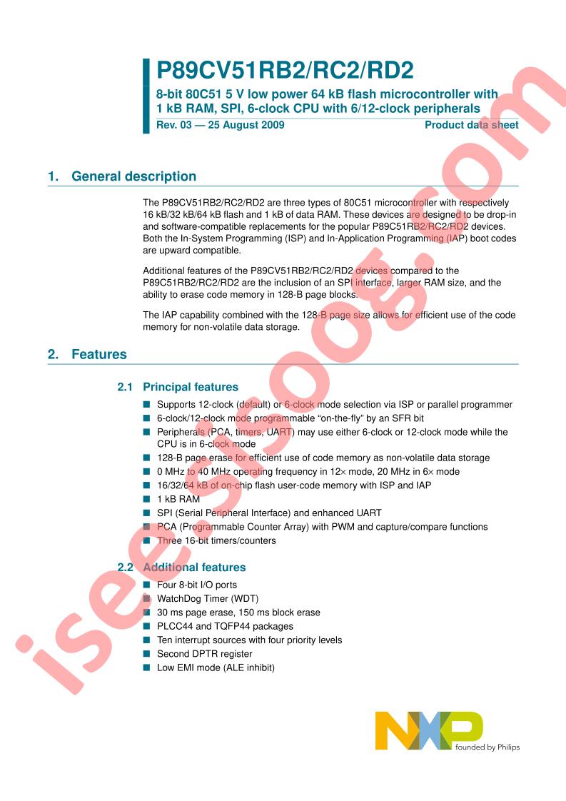 P89CV51RB2( RC2, RD2)