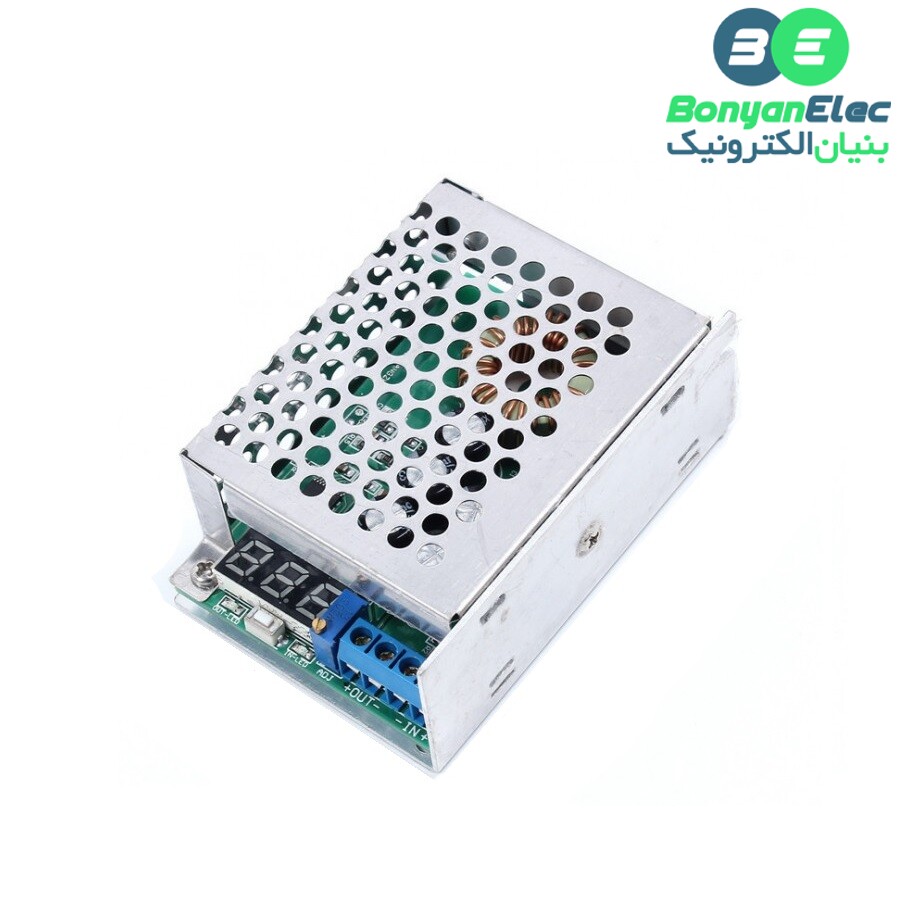 ماژول DC-DC کاهنده 10 آمپر 300W با نمایشگر ولتاژ