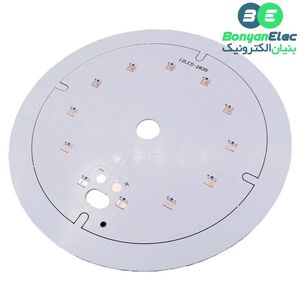 برد PCB آلومینیومی گرد LED 2835 قطر 10cm