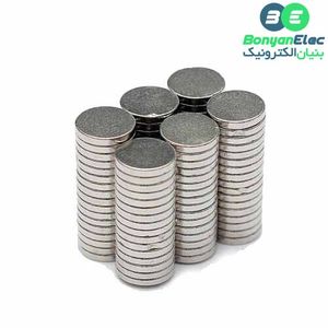 آهنربای نئودمیوم فوق قوی 7.8mm X 1.6mm دایره ای