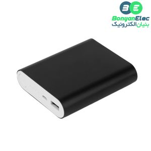 کیس پاوربانک 4 باتری دارای خروجی 5V 2A USB/مشکی