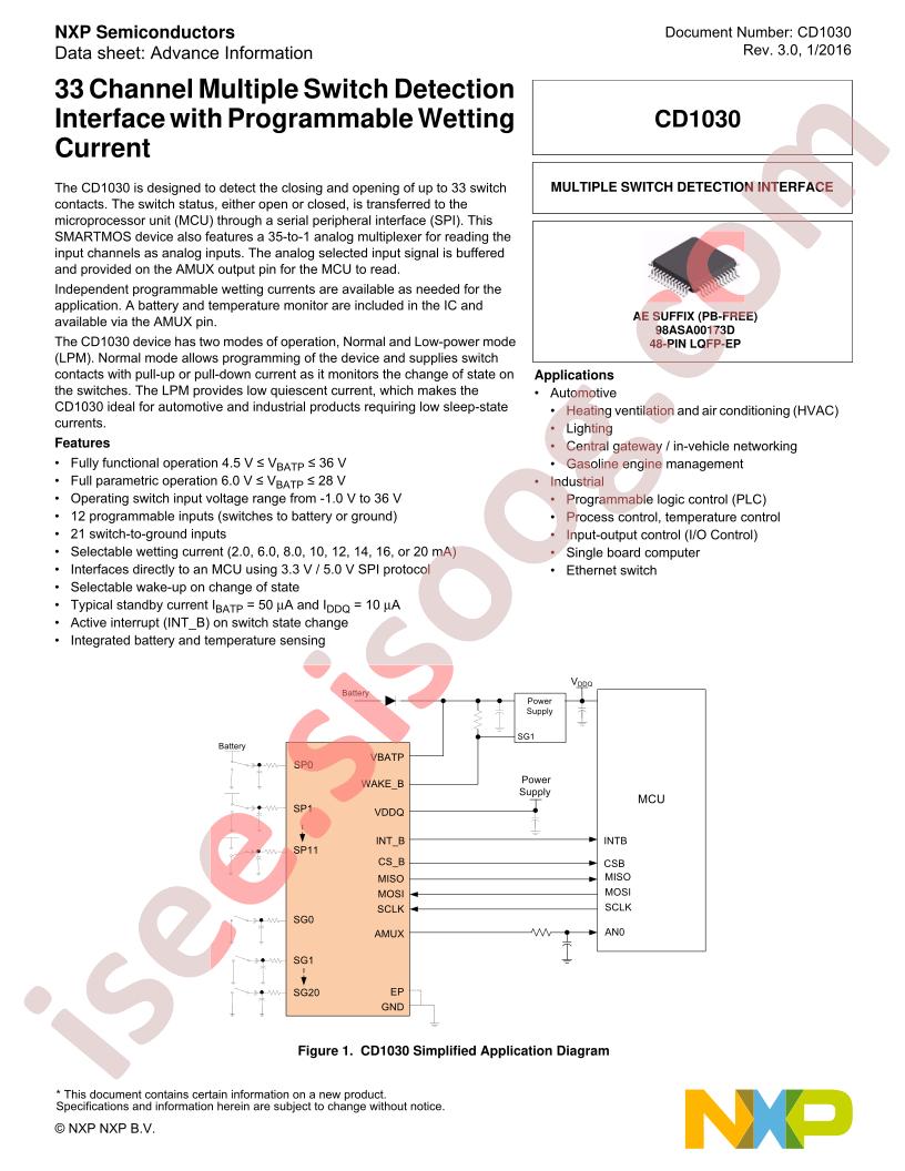 CD1030 Datasheet