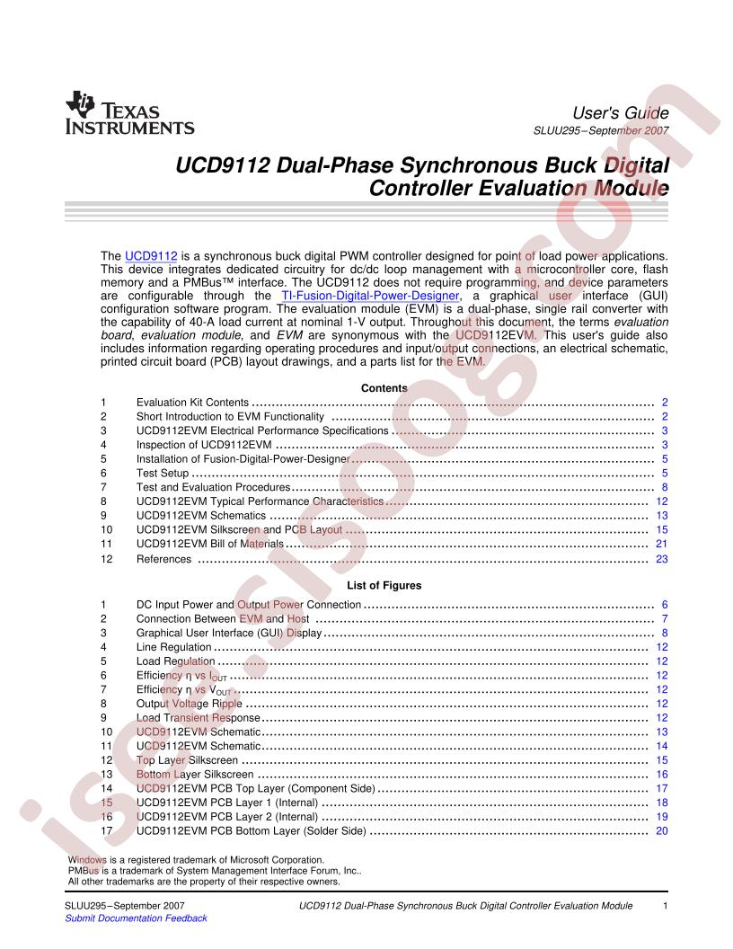 UCD9112 User Guide