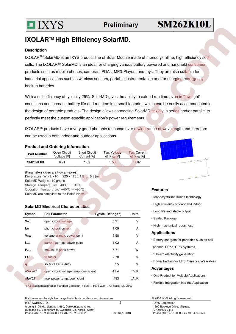SM262K10L Datasheet Prelim~