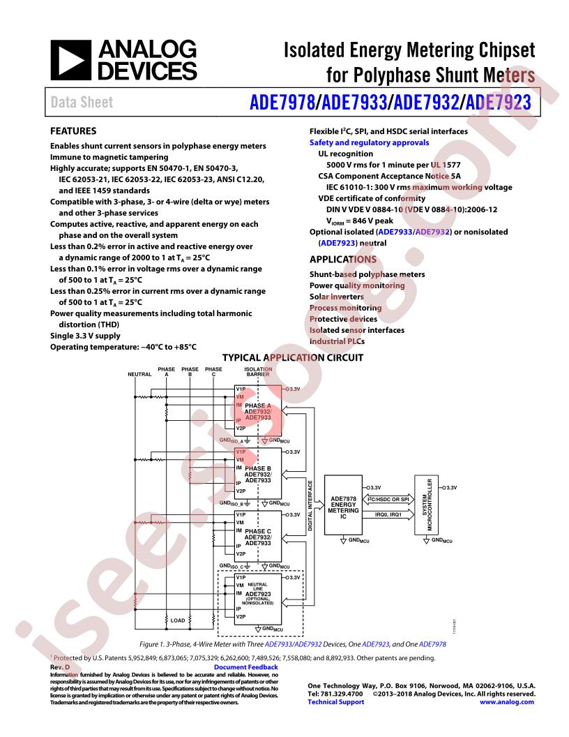 ADE7932,33,78