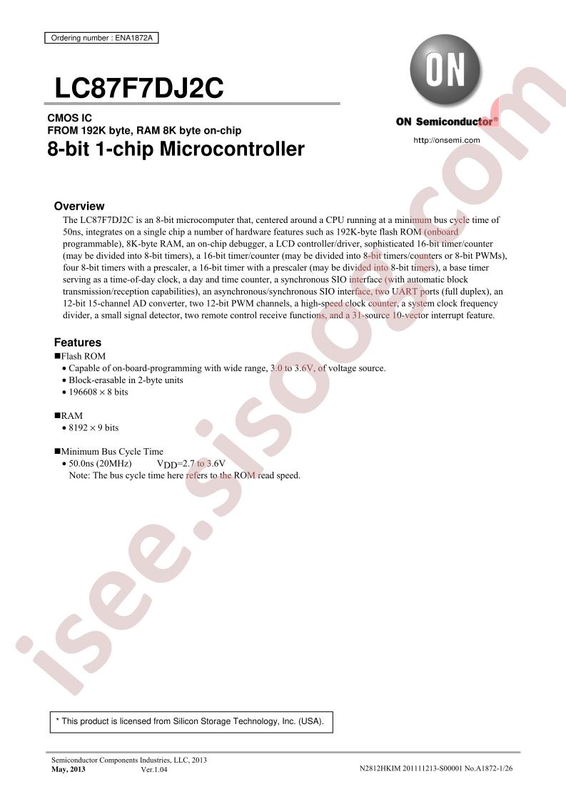 LC87F7DJ2C