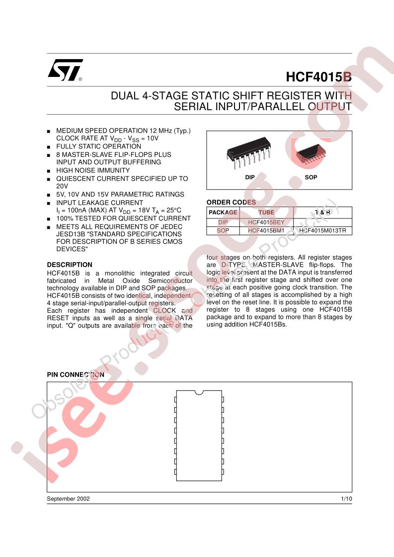 HCF4015B