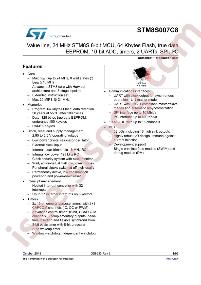 STM8S007C8