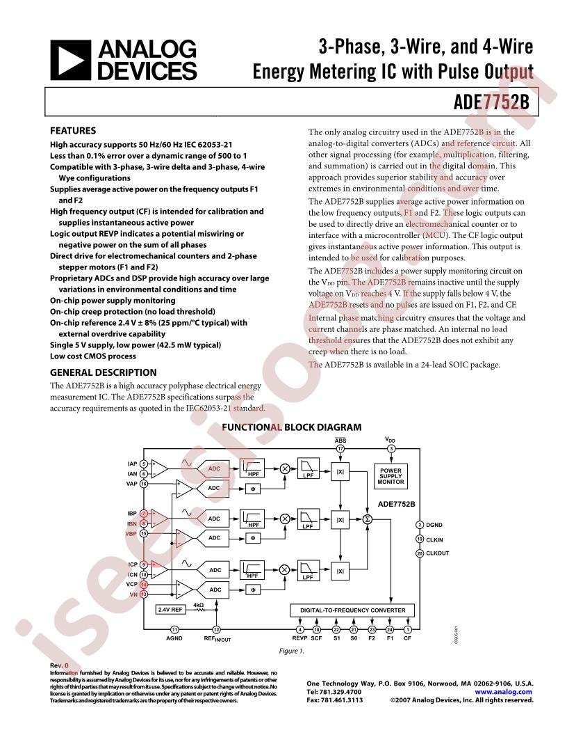 ADE7752B