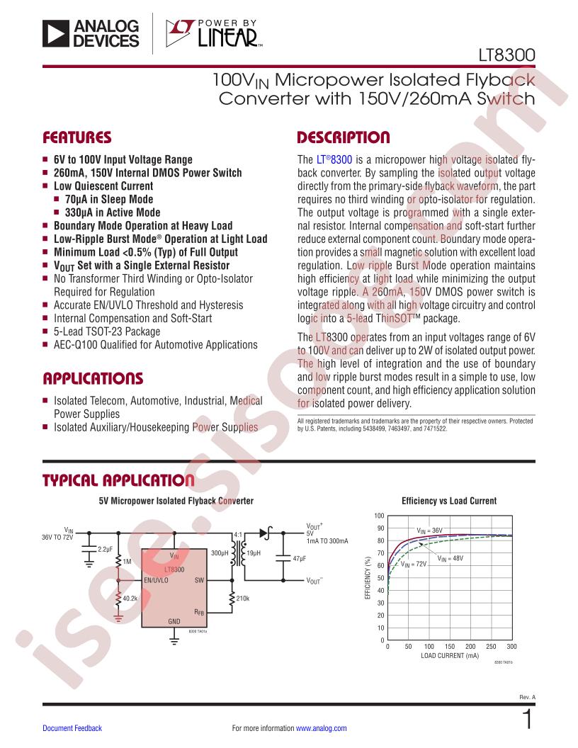 LT8300 Datasheet