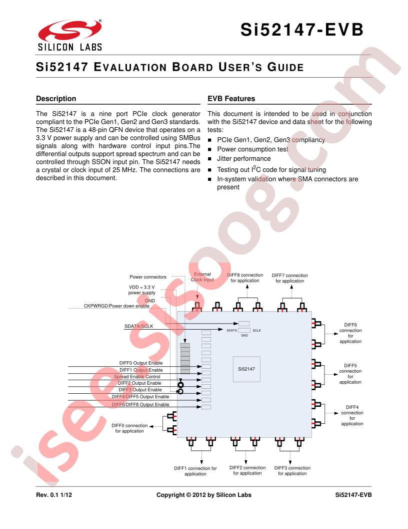 Si52147-EVB Guide