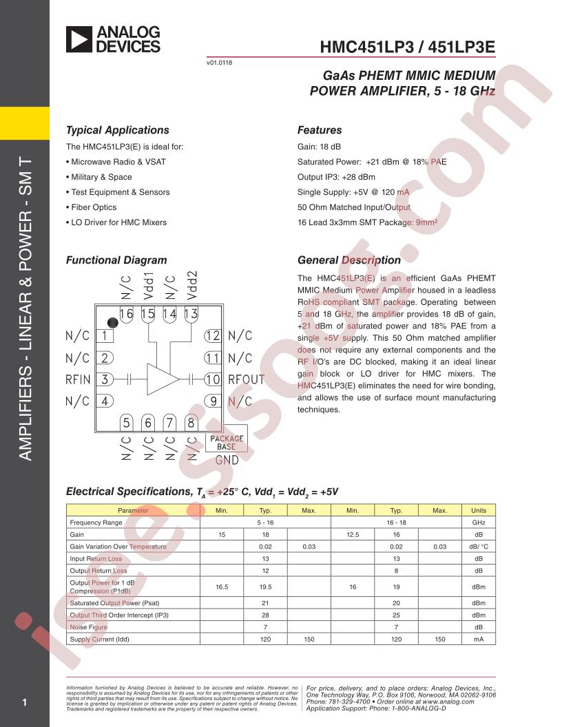 HMC451LP3(E)