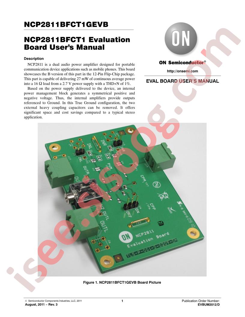 NCP2811BFCT1GEVB