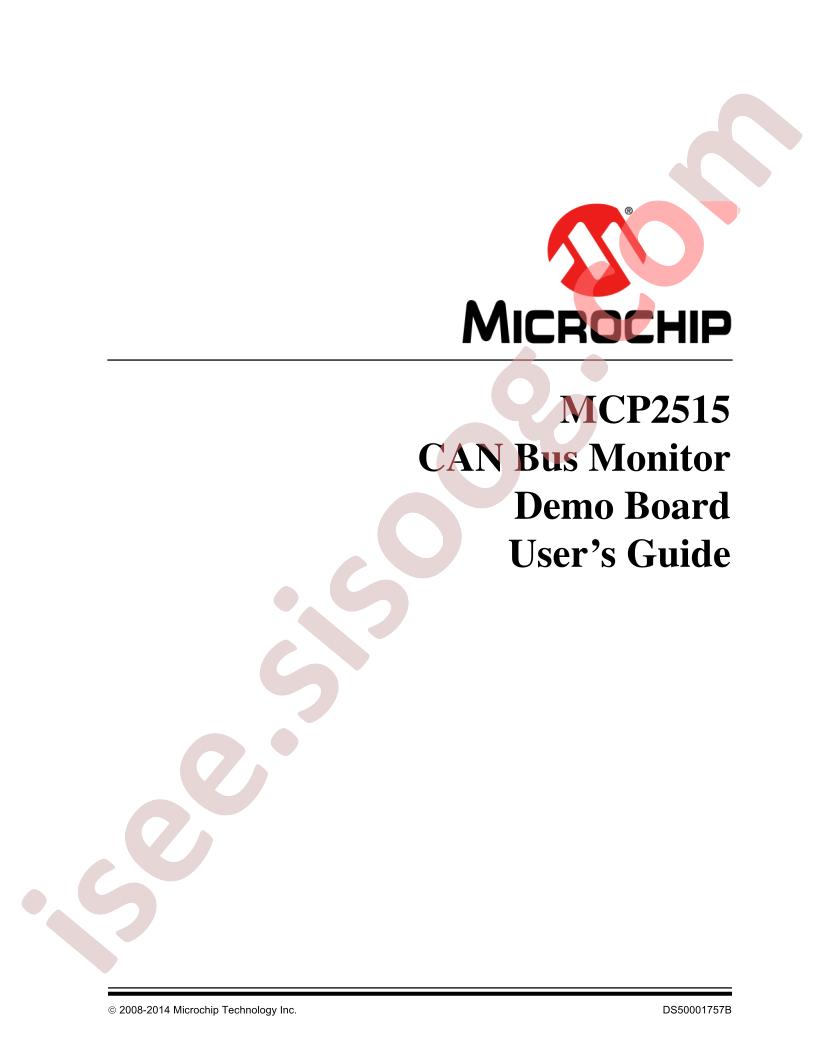 MCP2515 Demo Board Guide