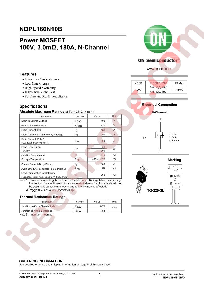 NDPL180N10B