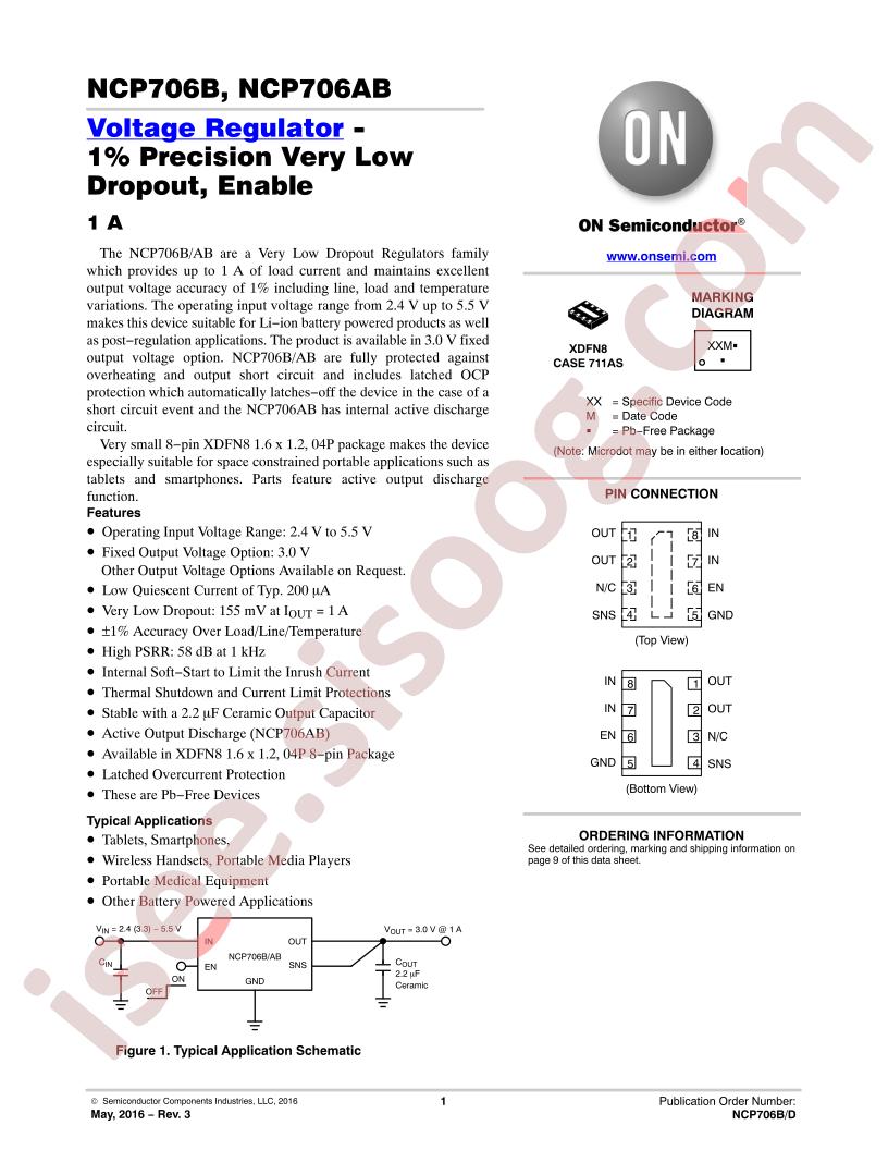 NCP706B,AB