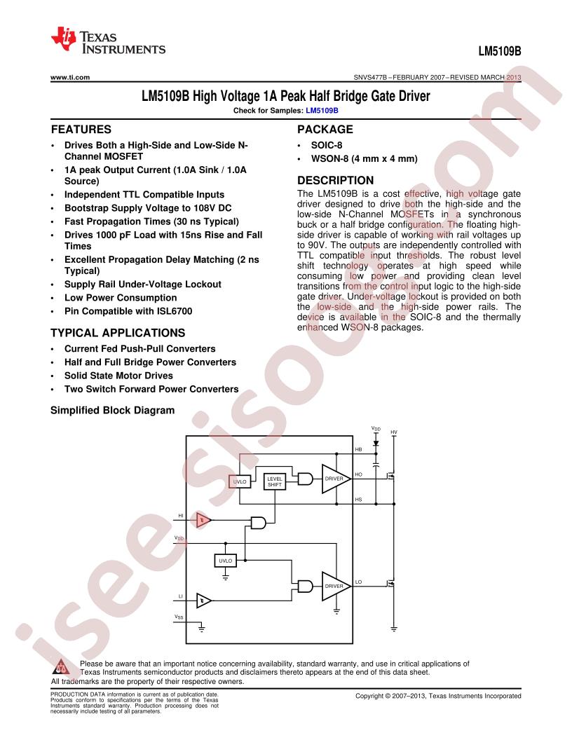 LM5109B