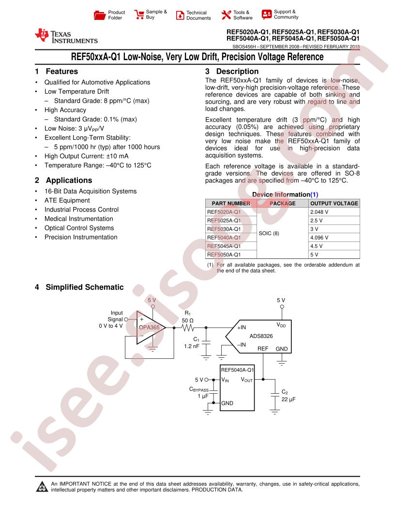 REF5020,25,30,40,45,50-Q1