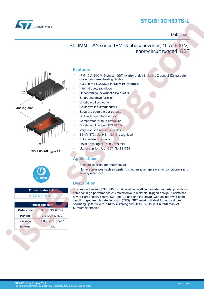 STGIB10CH60TS-L