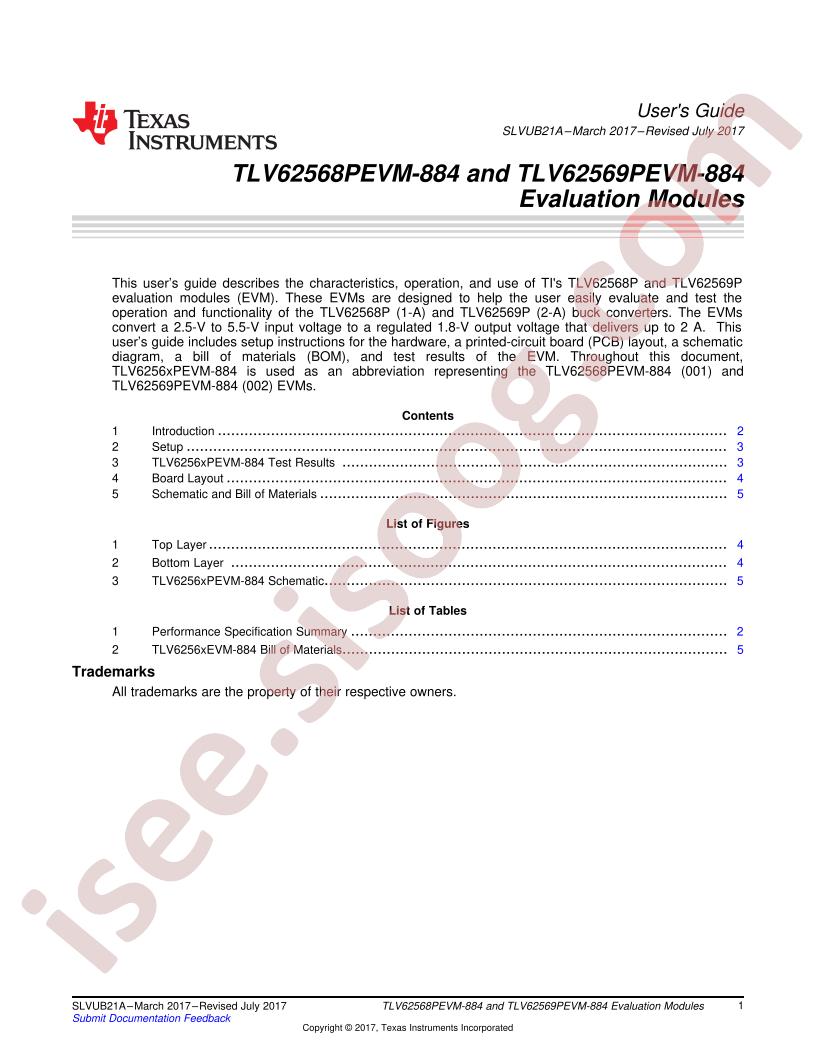 TLV6256xPEVM-884 User Guide