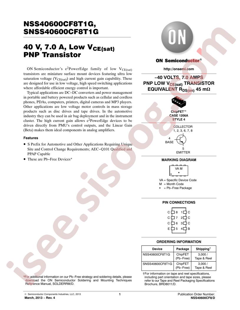 NSS40600CF8T1G