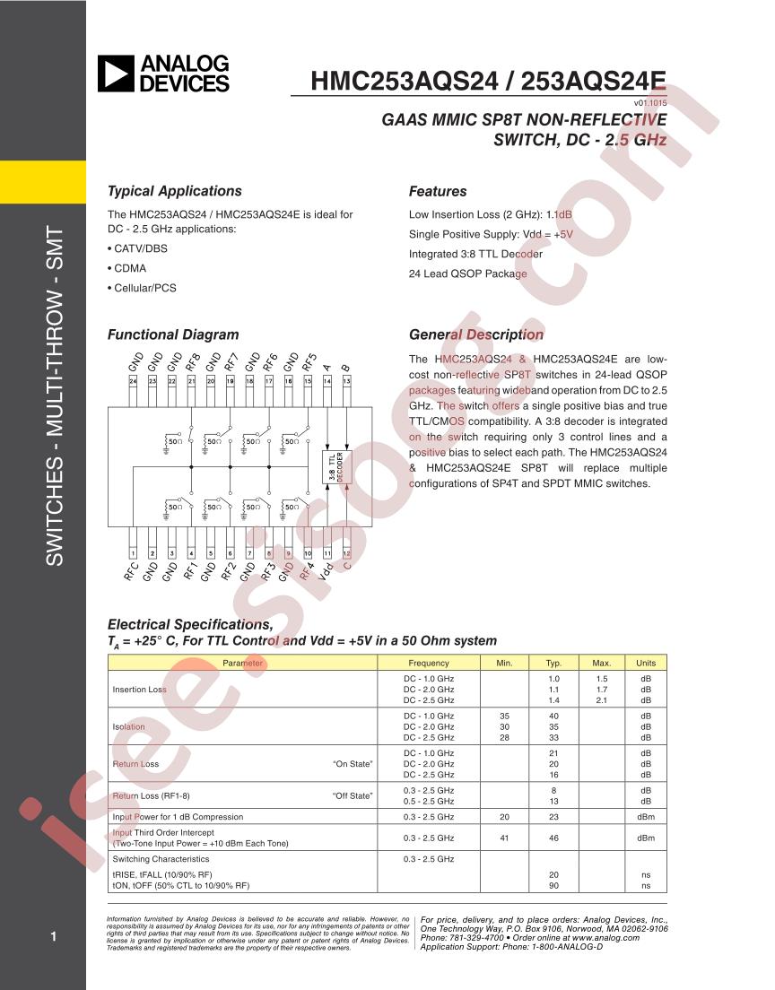 HMC253AQS24,24E