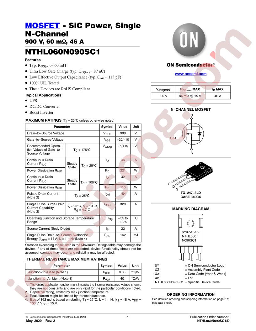 NTHL060N090SC1